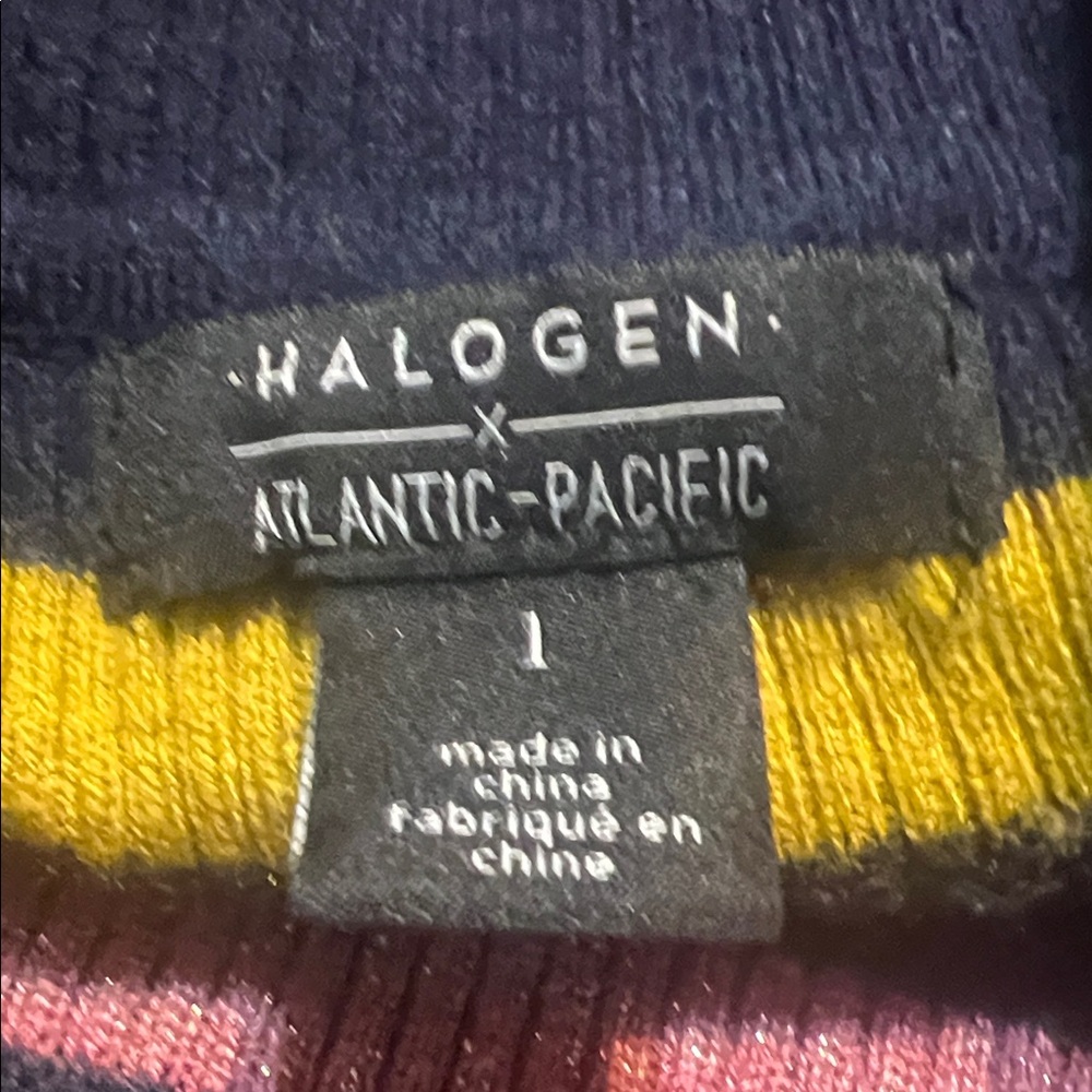 Halogen Multicolor Striped Sweater - Picture 2 of 2